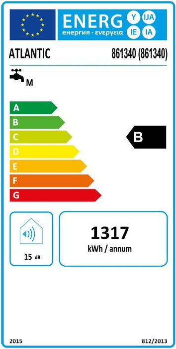 Boiler ATLANTIC Steatite Cube Wi-Fi 100 Silver