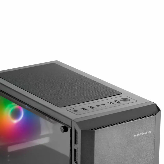 ATX Box Mars Gaming MCX2 Black - Компютър Мрежи и компоненти<<<Компютри| Електроника<<<BigBuy&&&Системни