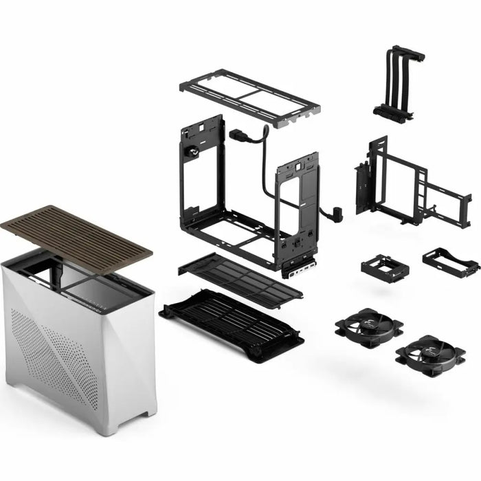 ATX Mini-tower Box Case Fractal Design Era 2 Silver - Компютър Мрежи и компоненти<<<Компютри|