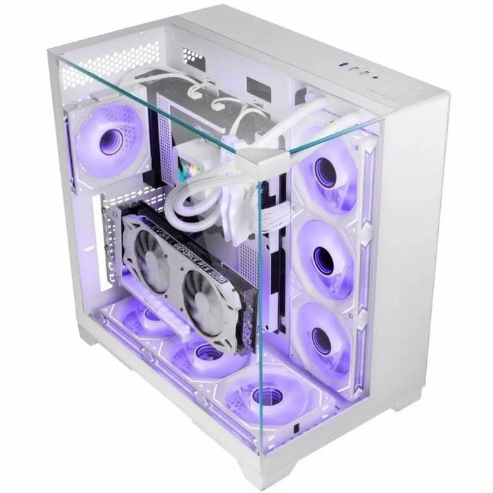 ATX Mini-tower Box Case Mars Gaming MCVISIONW White - Компютър Мрежи и компоненти<<<Компютри|