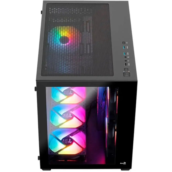 ATX Semi-tower Box Aerocool AEROPGSDRYFTMINI-BK Black Multicolour - Системни Единици<<<Компютър Мрежи и