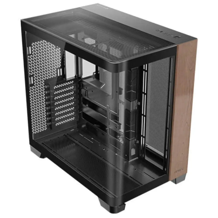 ATX Semi-tower Box Antec C8 Curve Wood Black Transparent Wood - Компютър Мрежи и компоненти<<<Компютри|