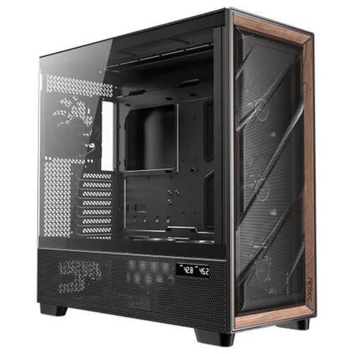 ATX Semi-tower Box Antec FLUX PRO EUV Black Wood - Компютър Мрежи и компоненти<<<Компютри|