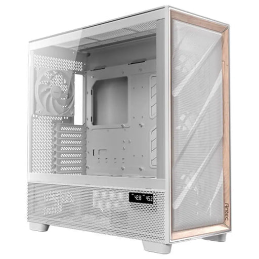 ATX Semi-tower Box Antec FLUX PRO White EUV White Wood - Компютър Мрежи и компоненти<<<Компютри|