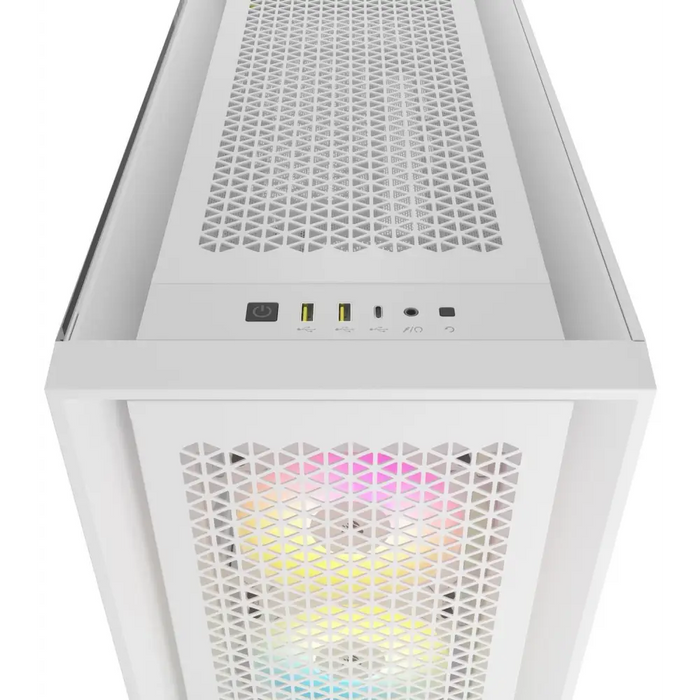 ATX Semi-tower Box Corsair 5000D RGB White Multicolour - Кутии за компютри<<<Компютърни компоненти<<<ValiAPI&&&Computer