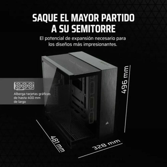 ATX Semi-tower Box Corsair 6500X Black - Компютър Мрежи и компоненти<<<Компютри| Електроника<<<BigBuy&&&Системни