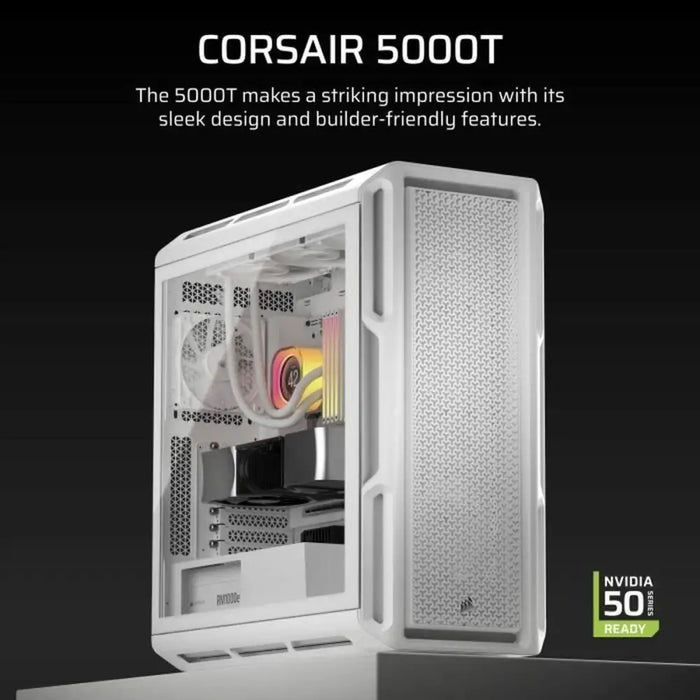 ATX Semi-tower Box Corsair CC-9011301-WW White - Системни Единици<<<Компютър Мрежи и компоненти<<<Компютри|