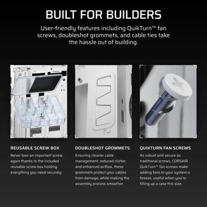 ATX Semi-tower Box Corsair CC-9011301-WW White - Системни Единици<<<Компютър Мрежи и компоненти<<<Компютри|