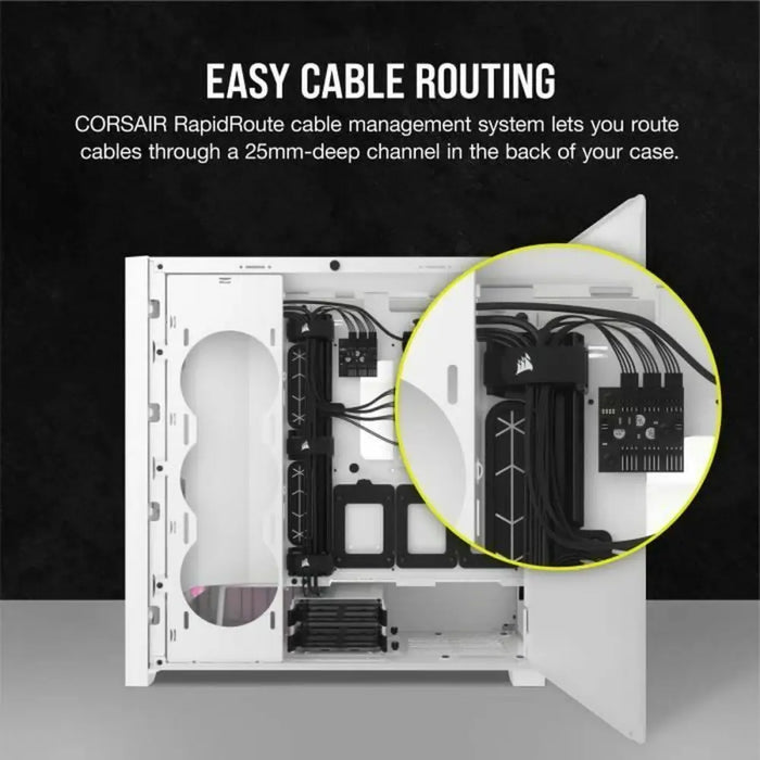 ATX Semi-tower Box Corsair CC-9011310-WW White - Компютър Мрежи и компоненти<<<Компютри|