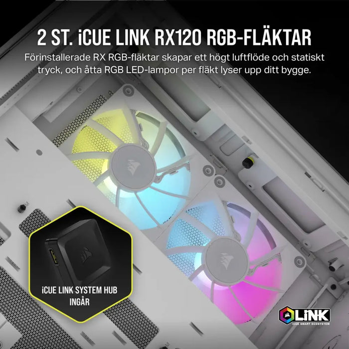 ATX Semi-tower Box Corsair White - Системни Единици<<<Компютър Мрежи и компоненти<<<Компютри| Електроника<<<BigBuy