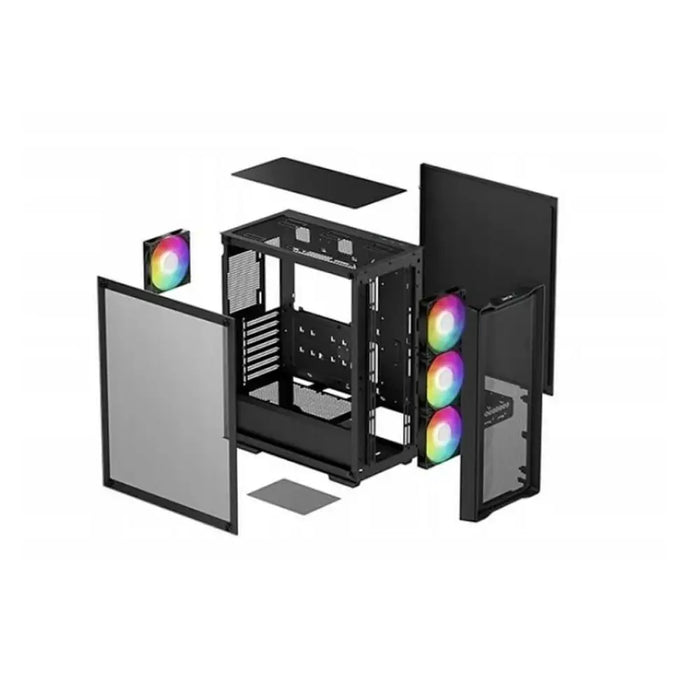 ATX Semi-tower Box DEEPCOOL R-CC560-BKAMA4-G-2 Black Multicolour - Системни Единици<<<Компютър Мрежи и