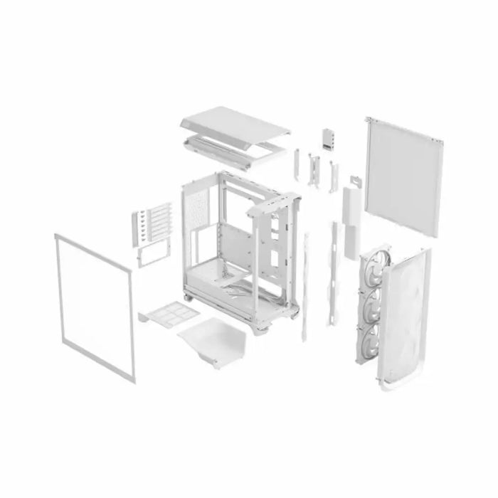 ATX Semi-tower Box Fractal White - Компютър Мрежи и компоненти<<<Компютри| Електроника<<<BigBuy&&&Системни