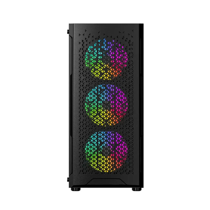 ATX Semi-tower Box GEMBIRD CCC-FC-400X Black Multicolour - Системни Единици<<<Компютър Мрежи и компоненти<<<Компютри|