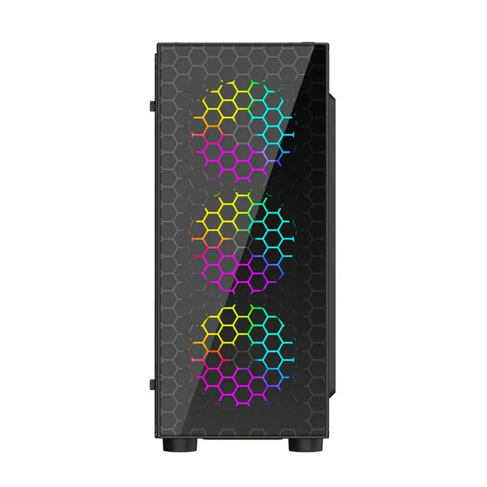 ATX Semi-tower Box GEMBIRD CCC-FC-500 Black Multicolour - Системни Единици<<<Компютър Мрежи и компоненти<<<Компютри|