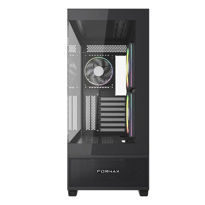 ATX Semi-tower Box GEMBIRD CCC-FC-X550 Black - Системни Единици<<<Компютър Мрежи и компоненти<<<Компютри|
