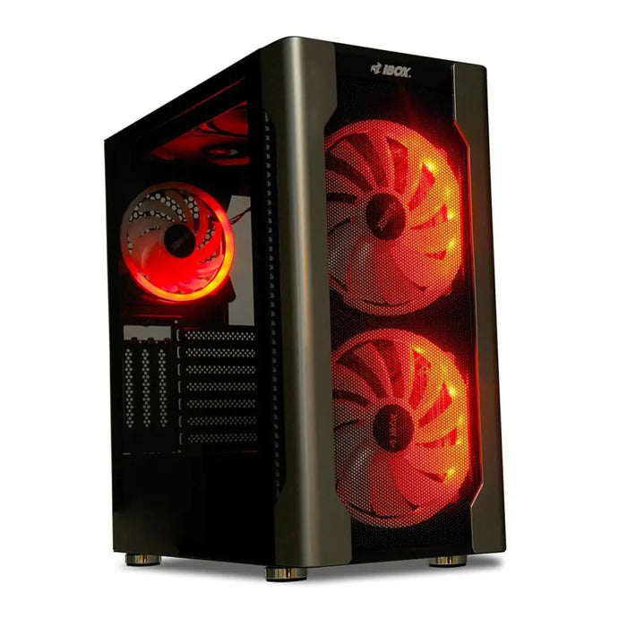 ATX Semi-tower Box Ibox CHIRON ZH68 Black - Системни Единици<<<Компютър Мрежи и компоненти<<<Компютри|