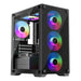 ATX Semi-tower Box KEEP OUT XC-201 GLASS Black - Компютър Мрежи и компоненти<<<Компютри|