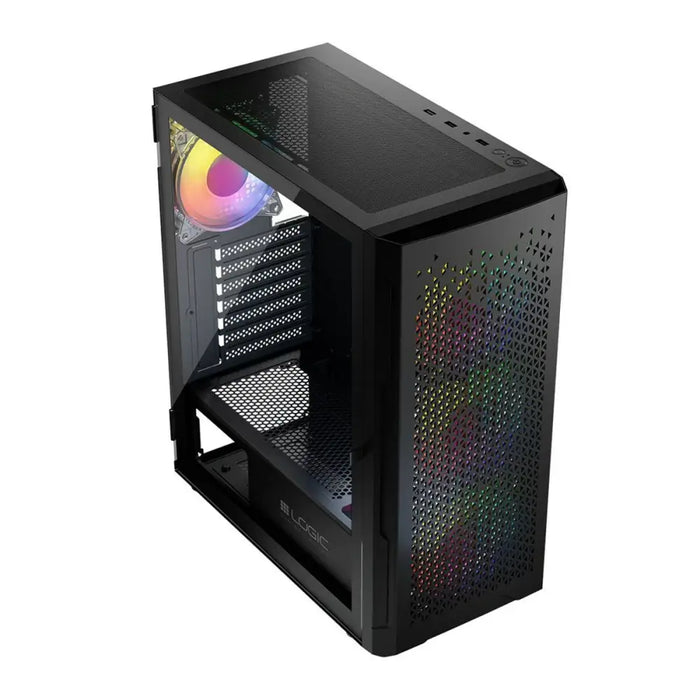 ATX Semi-tower Box Logic ARAMIS ARGB Black - Системни Единици<<<Компютър Мрежи и компоненти<<<Компютри|