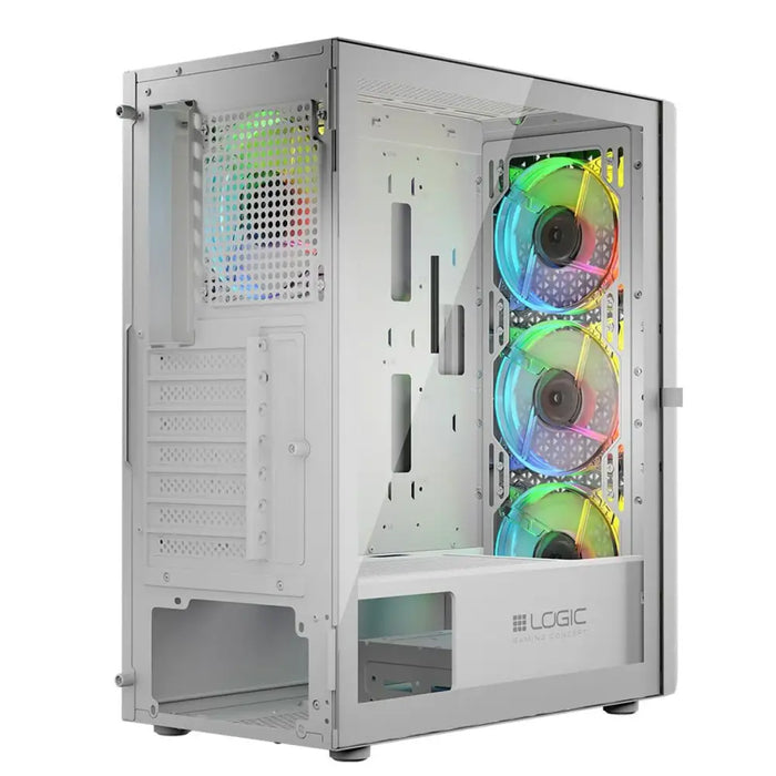 ATX Semi-tower Box Logic ARAMIS ARGB White - Системни Единици<<<Компютър Мрежи и компоненти<<<Компютри|