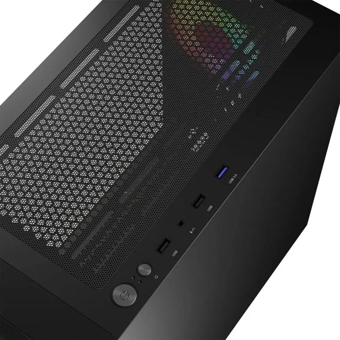 ATX Semi-tower Box Logic PORTOS ARGB Black - Системни Единици<<<Компютър Мрежи и компоненти<<<Компютри|
