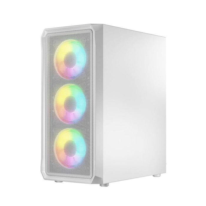 ATX Semi-tower Box Logic PORTOS ARGB White Black - Системни Единици<<<Компютър Мрежи и компоненти<<<Компютри|