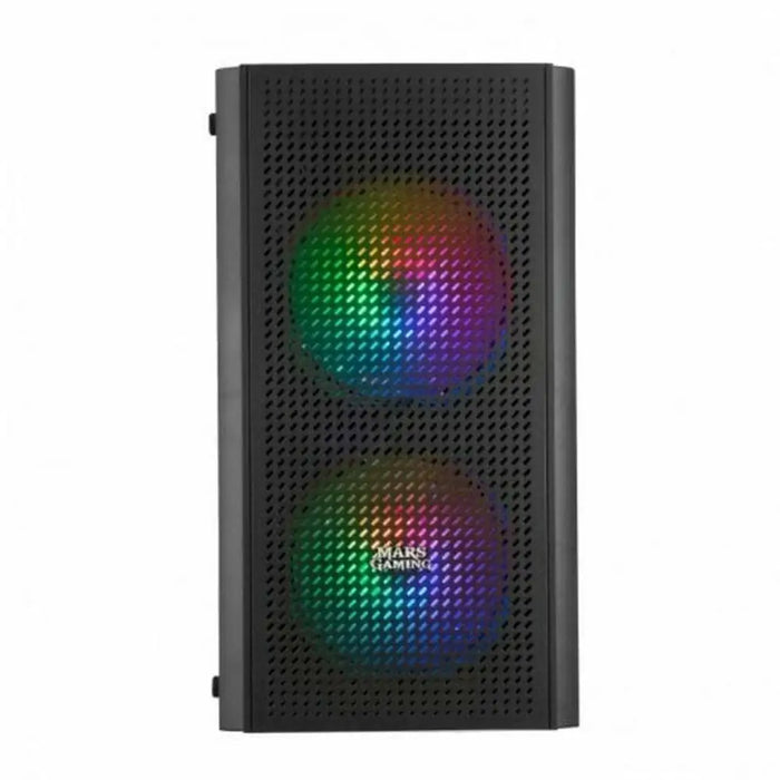 ATX Semi-tower Box Mars Gaming MC300 Black LED RGB RGB mATX - Компютър Мрежи и компоненти<<<Компютри|
