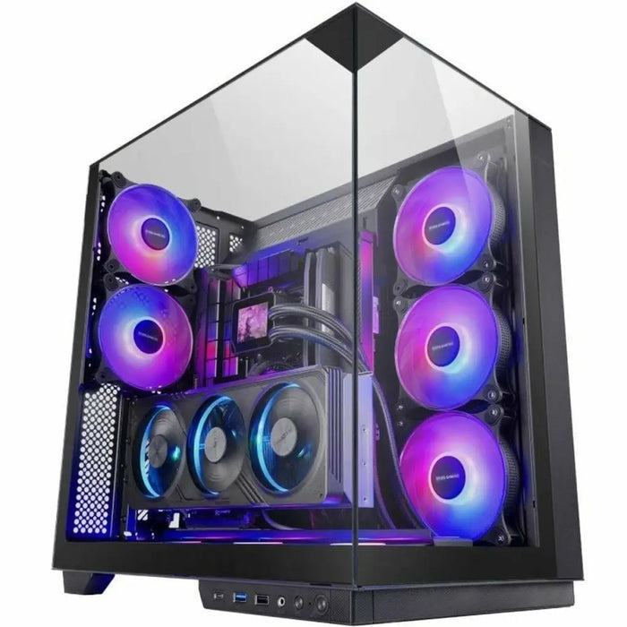 ATX Semi-tower Box Mars Gaming MC3GF Black - Компютър Мрежи и компоненти<<<Компютри| Електроника<<<BigBuy&&&Системни
