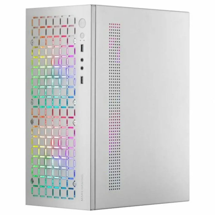 ATX Semi-tower Box Mars Gaming MCCOREW White Black - Компютър Мрежи и компоненти<<<Компютри|