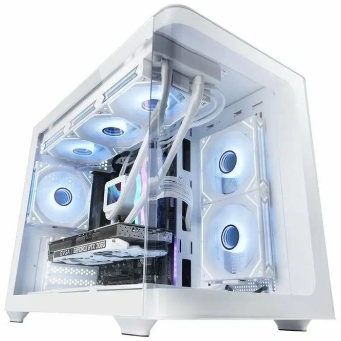 ATX Semi-tower Box Mars Gaming MCFUSIONMW White - Компютър Мрежи и компоненти<<<Компютри|