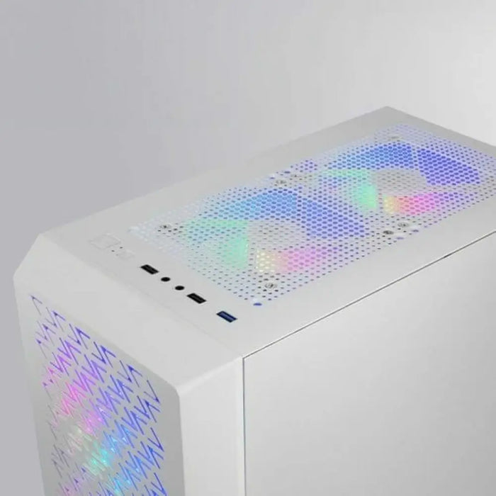 ATX Semi-tower Box Mars Gaming MCGEOW White - Компютър Мрежи и компоненти<<<Компютри| Електроника<<<BigBuy&&&Системни