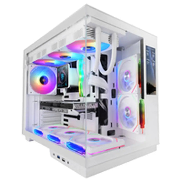 ATX Semi-tower Box Mars Gaming MCMIRAGEW White - Компютър Мрежи и компоненти<<<Компютри|