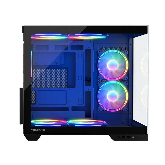 ATX Semi-tower Box Modecom Volcano Panorama APEX ARGB Grey - Системни Единици<<<Компютър Мрежи и компоненти<<<Компютри|