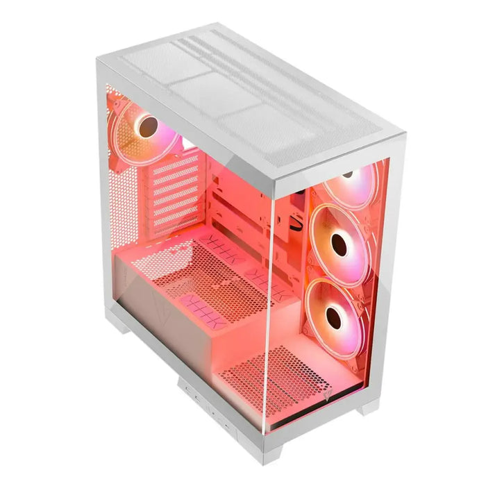 ATX Semi-tower Box Modecom Volcano SPACE APEX ARGB White - Системни Единици<<<Компютър Мрежи и компоненти<<<Компютри|