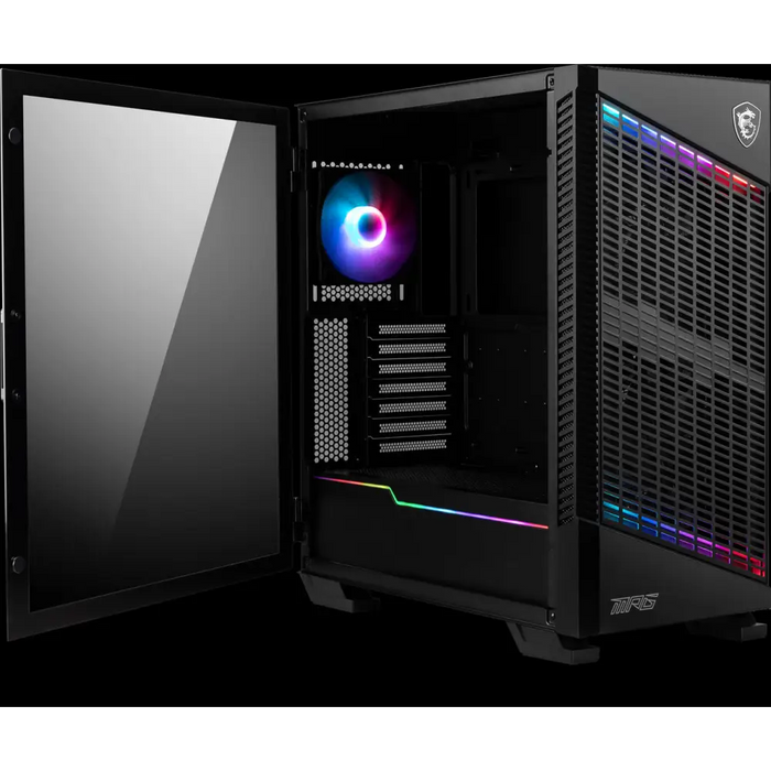 ATX Semi-tower Box MSI MPG VELOX 100P AIRFLOW Black - Computer casesOBU-OBU<<<CasesOBU<<<ActionPL&&&Компютър Мрежи и