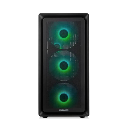 ATX Semi-tower Box Nox-Xtreme NXHUMMERAEROBK Black - Компютър Мрежи и компоненти<<<Компютри|