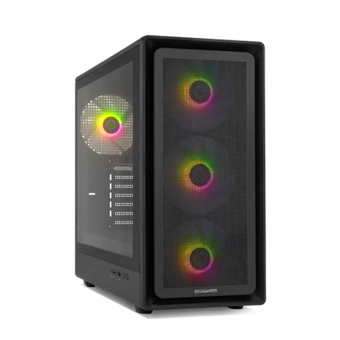 ATX Semi-tower Box Nox-Xtreme NXHUMMERAEROBK Black - Компютър Мрежи и компоненти<<<Компютри|