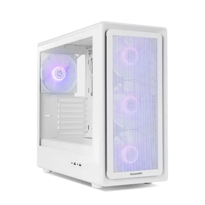 ATX Semi-tower Box Nox-Xtreme NXHUMMERAEROWH White - Компютър Мрежи и компоненти<<<Компютри|