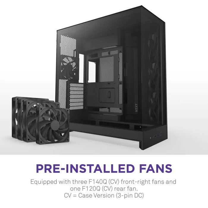 ATX Semi-tower Box NZXT CM-H92FB-01 Black - Компютър Мрежи и компоненти<<<Компютри| Електроника<<<BigBuy&&&Системни