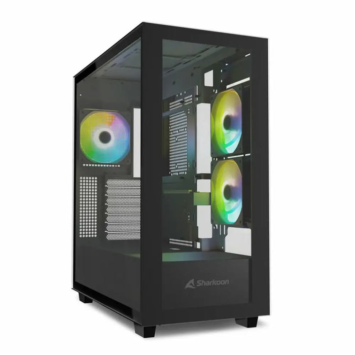 ATX Semi-tower Box Sharkoon Rebel C60 Black - Компютър Мрежи и компоненти<<<Компютри| Електроника<<<BigBuy&&&Системни