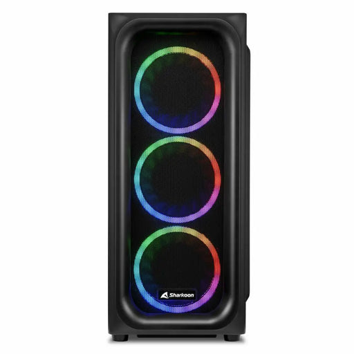ATX Semi-tower Box Sharkoon TK5M RGB ATX Black - Компютър Мрежи и компоненти<<<Компютри|