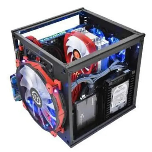 ATX Semi-tower Box THERMALTAKE Core V1 Black - Системни Единици<<<Компютър Мрежи и компоненти<<<Компютри|