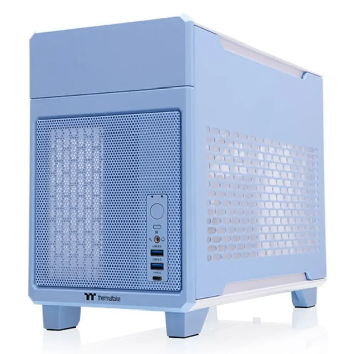ATX Semi-tower Box THERMALTAKE TR100 Mini Tower Blue - Компютър Мрежи и компоненти<<<Компютри|