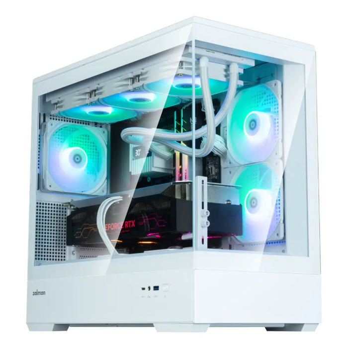 ATX Semi-tower Box Zalman P30 V2 White - Компютър Мрежи и компоненти<<<Компютри| Електроника<<<BigBuy&&&Системни