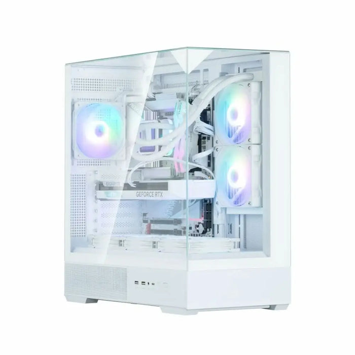 ATX Semi-tower Box Zalman P40 PRISM WHITE White - Компютър Мрежи и компоненти<<<Компютри|