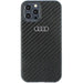 Audi Carbon Fiber iPhone 12/12 Pro 6.1’’ black/black hardcase AU-TPUPCIP12P-R8/D2-BK - Cell phone cases