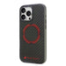 Audi Carbon Fiber Sport Red Circle MagSafe Case for iPhone 16 Pro Max 6.9’’ - Black - Cell phone cases