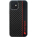Audi Carbon Fiber Stripe iPhone 12/12 Pro 6.1’’ black/black hardcase AUS-TPUPCIP12P-R8/D1-BK - Cell phone cases