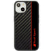 Audi Carbon Fiber Stripe iPhone 14 6.1’’ black/black hardcase AUS-TPUPCIP14-R8/D1-BK - Cell phone cases