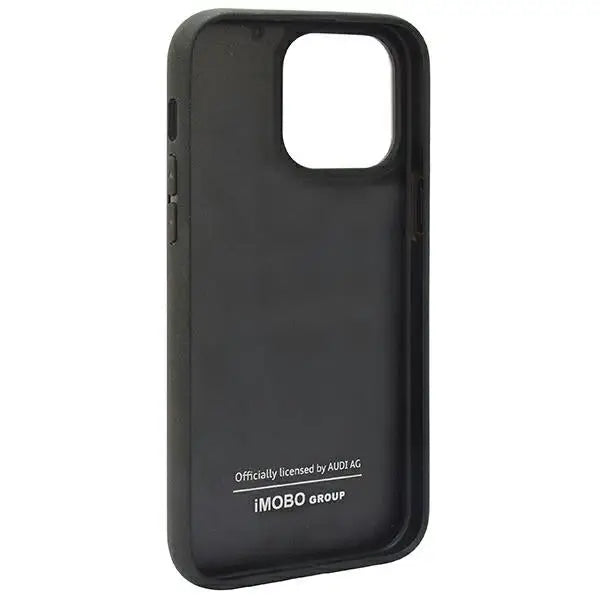 Audi Carbon Fiber Stripe iPhone 14 Pro 6.1’’ black/black hardcase AUS-TPUPCIP14P-R8/D1-BK - Cell phone cases