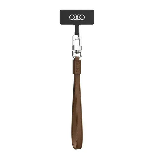 Audi Crossbody Leather Universal Lanyard 28cm x 10mm - Brown - Other cell phone equipment<<<HurtelXML